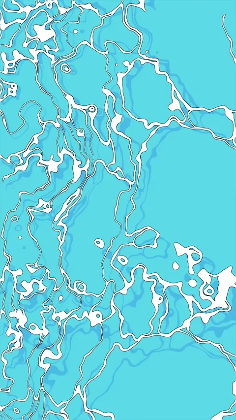 Retro pop ocean loop Stock Footage 311904289