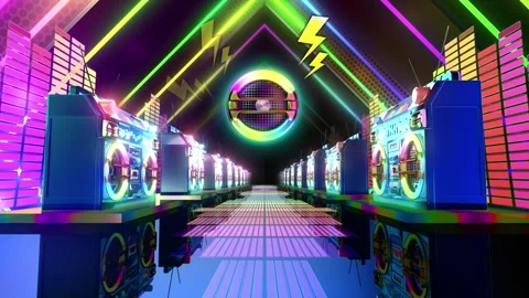 Retro Portable Stereo Corridor Vidéo 342325540