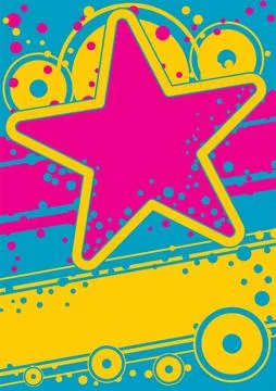 Retro poster Stock Illustration