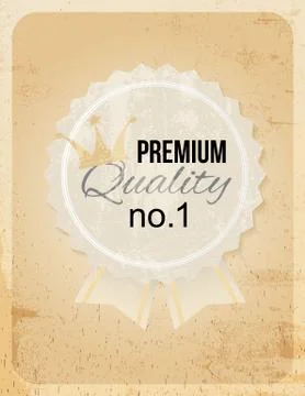 Retro premium badge Stock Illustration
