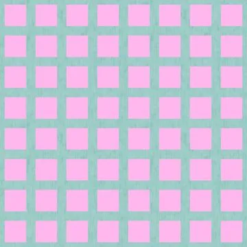 Retro preppy gingham seamless pattern. Trendy preppy pattern. Stock Illustration