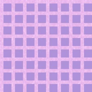 Retro preppy gingham seamless pattern. Trendy preppy pink pattern. Illustrazione stock
