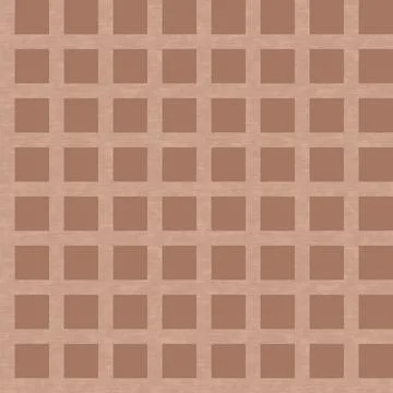 Retro preppy gingham seamless pattern. Trendy preppy mocha mousse pattern. Stock Illustration