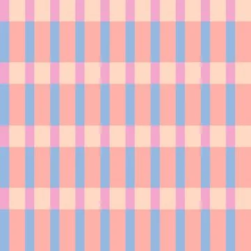 Retro preppy striped seamless pattern. Trendy preppy pink pattern. Illustrazione stock