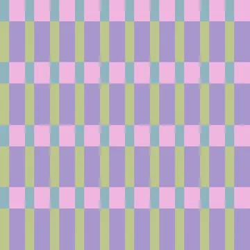 Retro preppy striped seamless pattern. Trendy preppy pink pattern. 库存插图