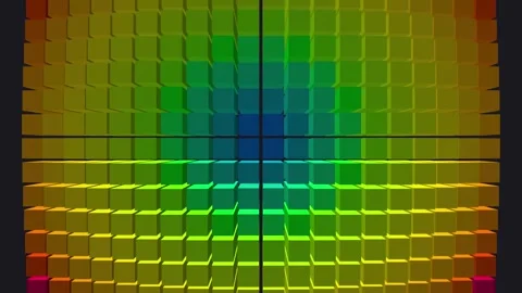 Retro pride LGBT colours on disco blocks background Stock Footage 342912579