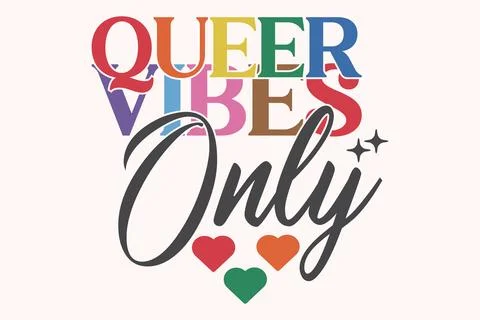 Retro Pride Month Typography T-Shirt Design Stock Illustration