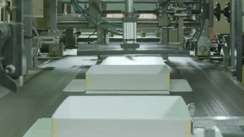 Retro Process of Documents Printing on Vintage Old Conveyor Paper Video stock 279637699