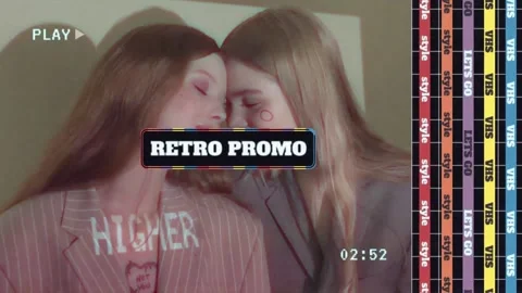 Retro Promo Stockmateriaal After Effects