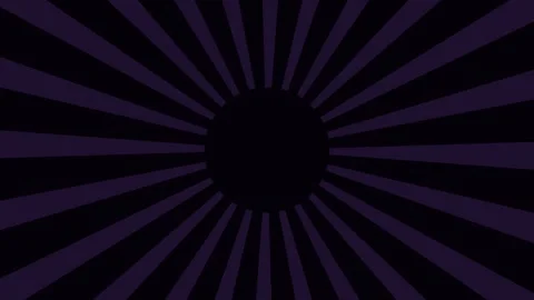 Retro psychedelic abstract background with symmetrical radial lines pattern Stock Footage 343631043
