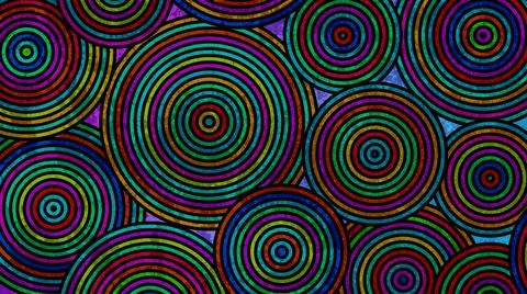 Retro psychedelic background with discreet colors Stock Illustration