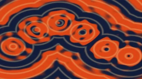 Retro Psychedelic Wave Background Seamless Loop Stock Footage 341820405