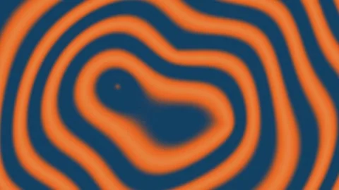 Retro Psychedelic Wave Background Seamless Loop Stock Footage 341837170