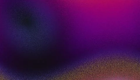 Retro purple and orange gradient blurred colorful with grain noise effect Stock Illustration