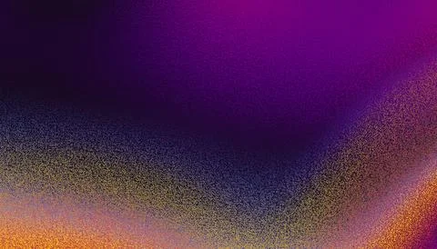 Retro purple and orange gradient blurred colorful with grain noise effect b.. Stock Illustration