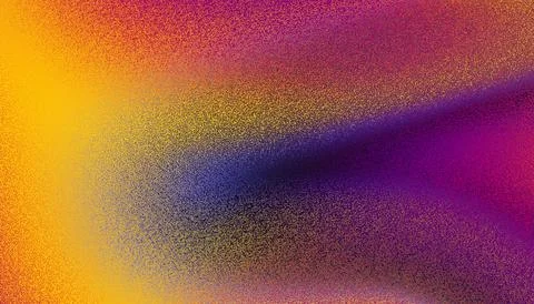 Retro purple and orange gradient blurred colorful with grain noise effect bac Stock Illustration
