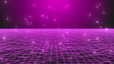 Retro purple background made of polygonal mesh Vidéo 239497613