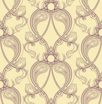 Retro purple pattern Stock Illustration