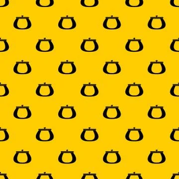Retro purse pattern vector Stock Illustration