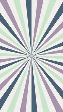 A retro radial sunburst background featuring alternating teal, mint, lavend.. 스톡 일러스트