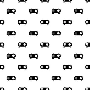Retro radio pattern vector seamless Stockillustratie