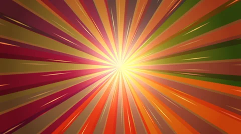 Retro Rays Background Stock-Footage 59970359