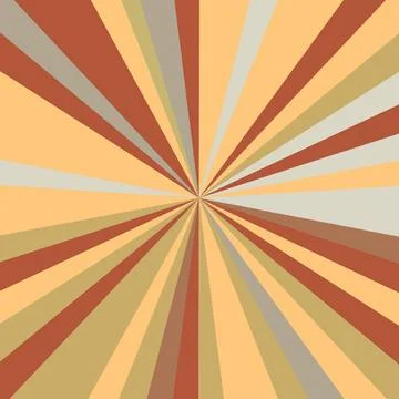 Retro rays background Retro warm colors rays background, a vector illustra... Stock Photos