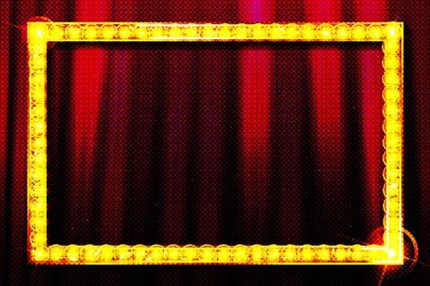 Retro rectangular banner sign Stock Illustration