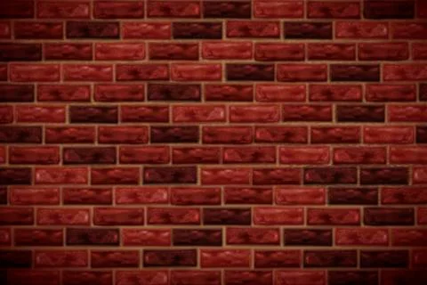 Retro red brick wall Illustrazione stock