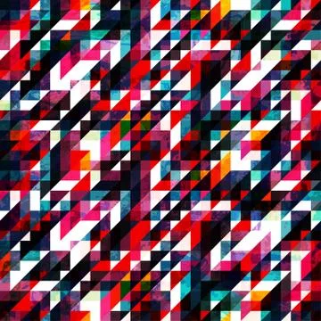 Retro red pixel seamless texture Illustrazione stock