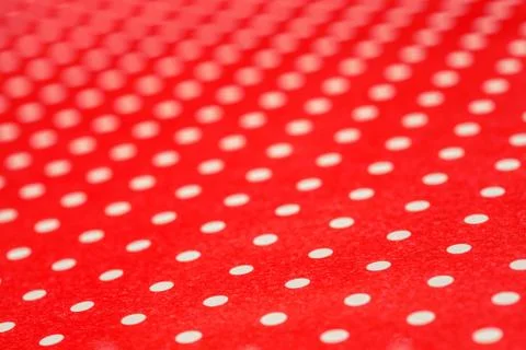 Retro red polka dot pattern 库存照片