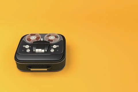 Retro reel tape recorder Stock Illustration