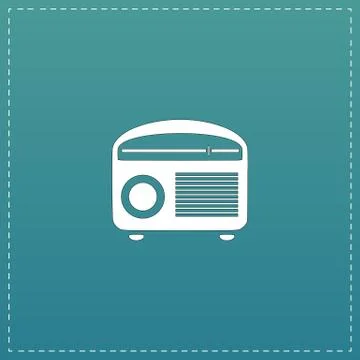Retro revival radios tuner vector illustration. Stock Illustration