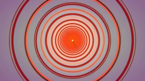 Retro ring tunnel Stock Footage 20505366