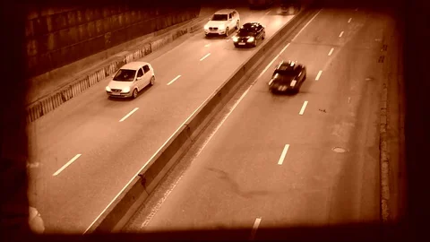 Retro Road Stock Footage 83659316