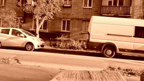 Retro Road Stock Footage 83816933