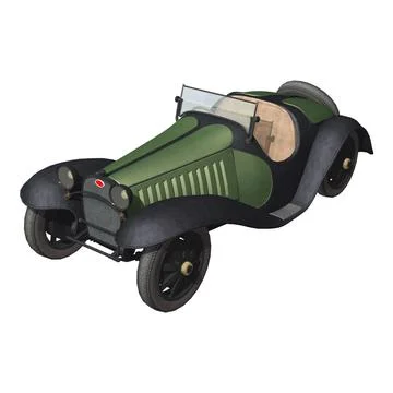 Retro Roadster Stock Illustration