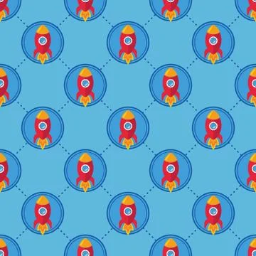 Retro Rocket icons Stock Illustration