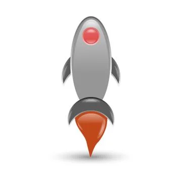 Retro Rocket illustration Stock Illustration