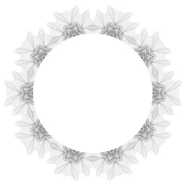 Retro Round Frame Retro Round Frame Isolated on White Background Copyright... Stock Photos
