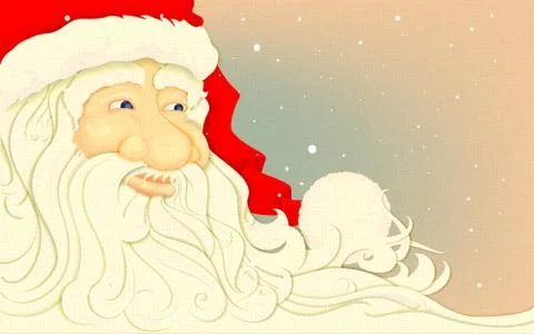 Retro Santa Claus Stock Illustration