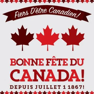 Retro sash Canada Day maple leaf card in vector format. 스톡 일러스트