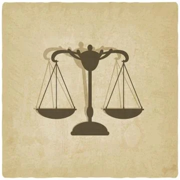 Retro scale old background Stock Illustration