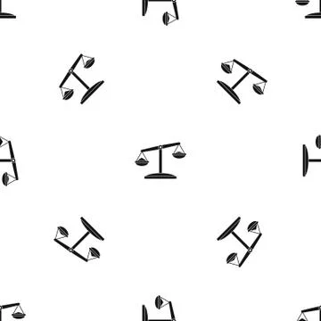 Retro scales pattern seamless black Ilustración de archivo
