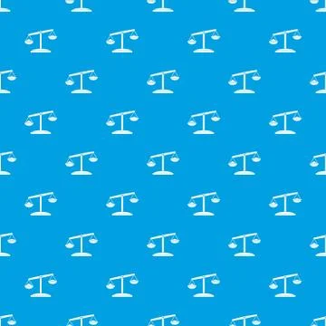 Retro scales pattern seamless blue 库存插图