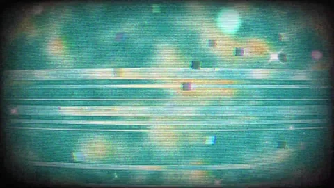 Retro Scanline Glitch Motion Texture Stock Footage 322603403
