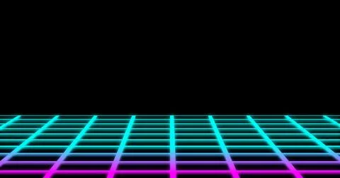 Retro Sci-Fi Futuristic Grid landscape. Digital Cyber Surface. Suitable for Stock Photos