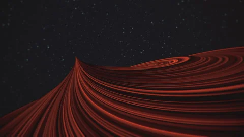 Retro Sci-fi Spiral Red Planet Motion Background Stock Footage 152941790
