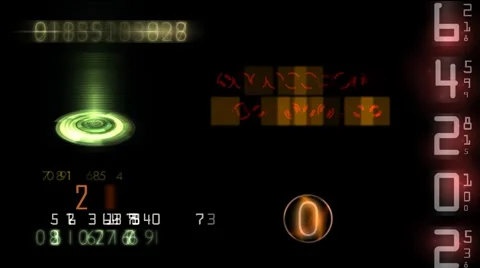 Retro Screen of gadget Stock Footage 1091135