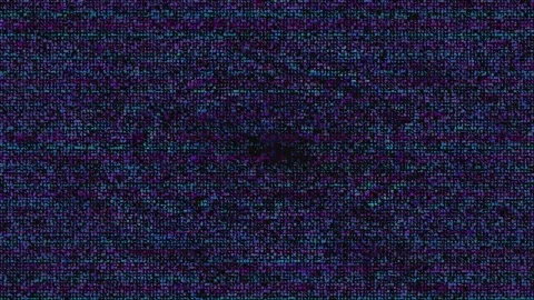 Retro Screen Noise Effect Horizontal Stock Footage 331083176